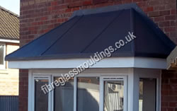 Hipped Lead Effect Square Bay Canopy