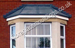 Hipped Lead Effect Splayed Bay Canopy