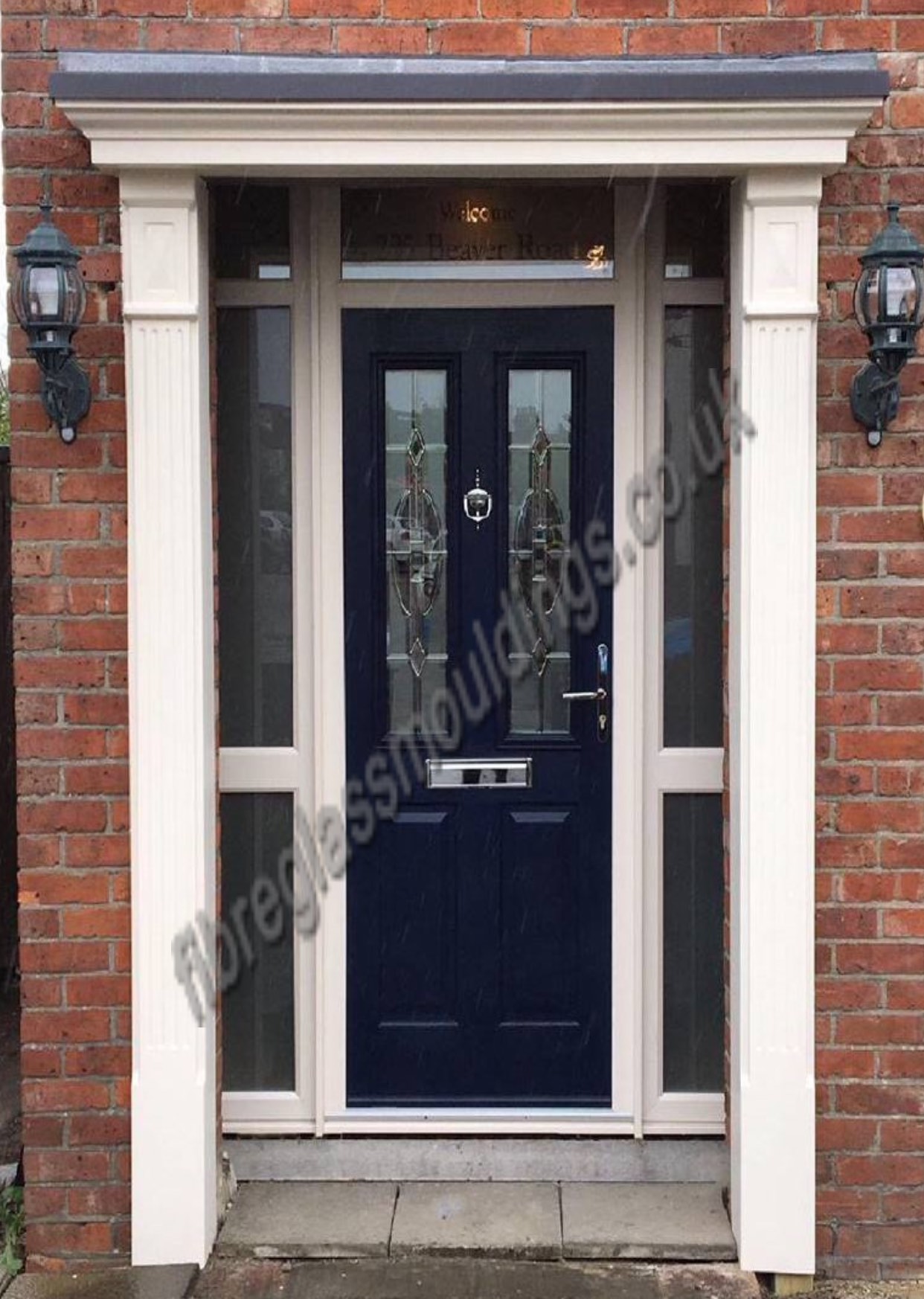 Door Surrounds Fluted and X Shallow Georgian