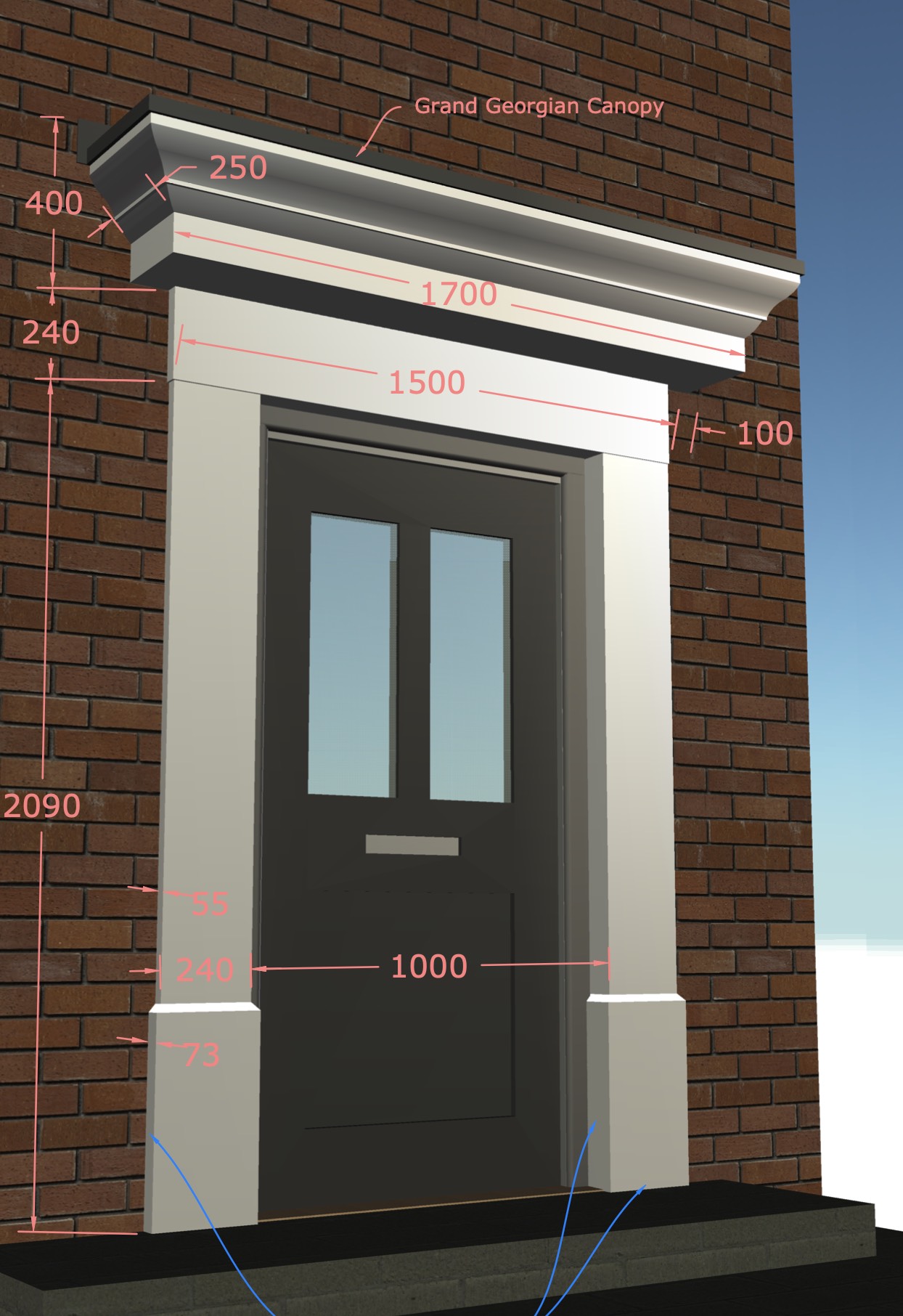 Door Surrounds Three Sided