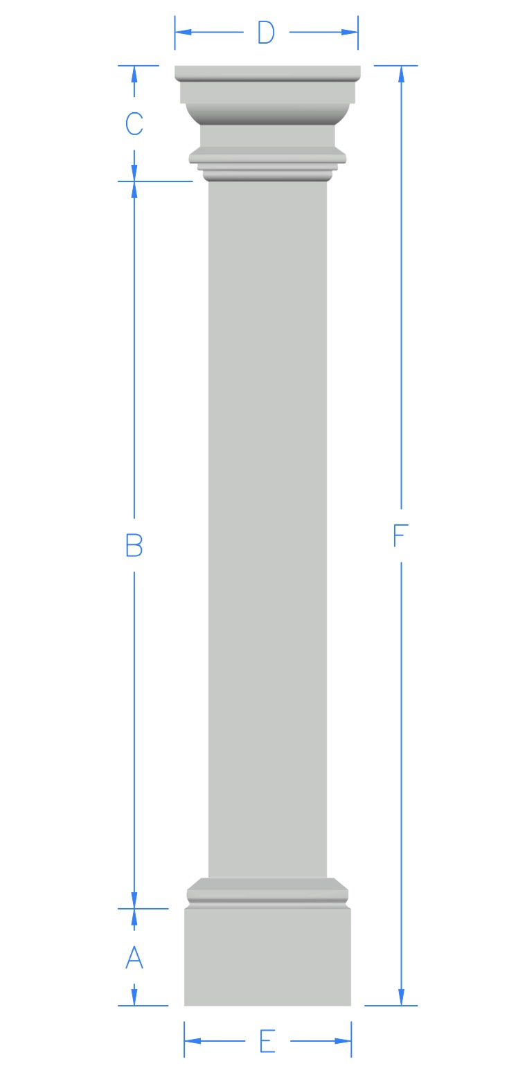 Square Collumn Spec Sheet