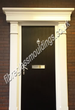 Plain Door Surround & Flat Canopy