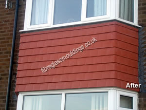 GRP Between Bay Tile Cladding